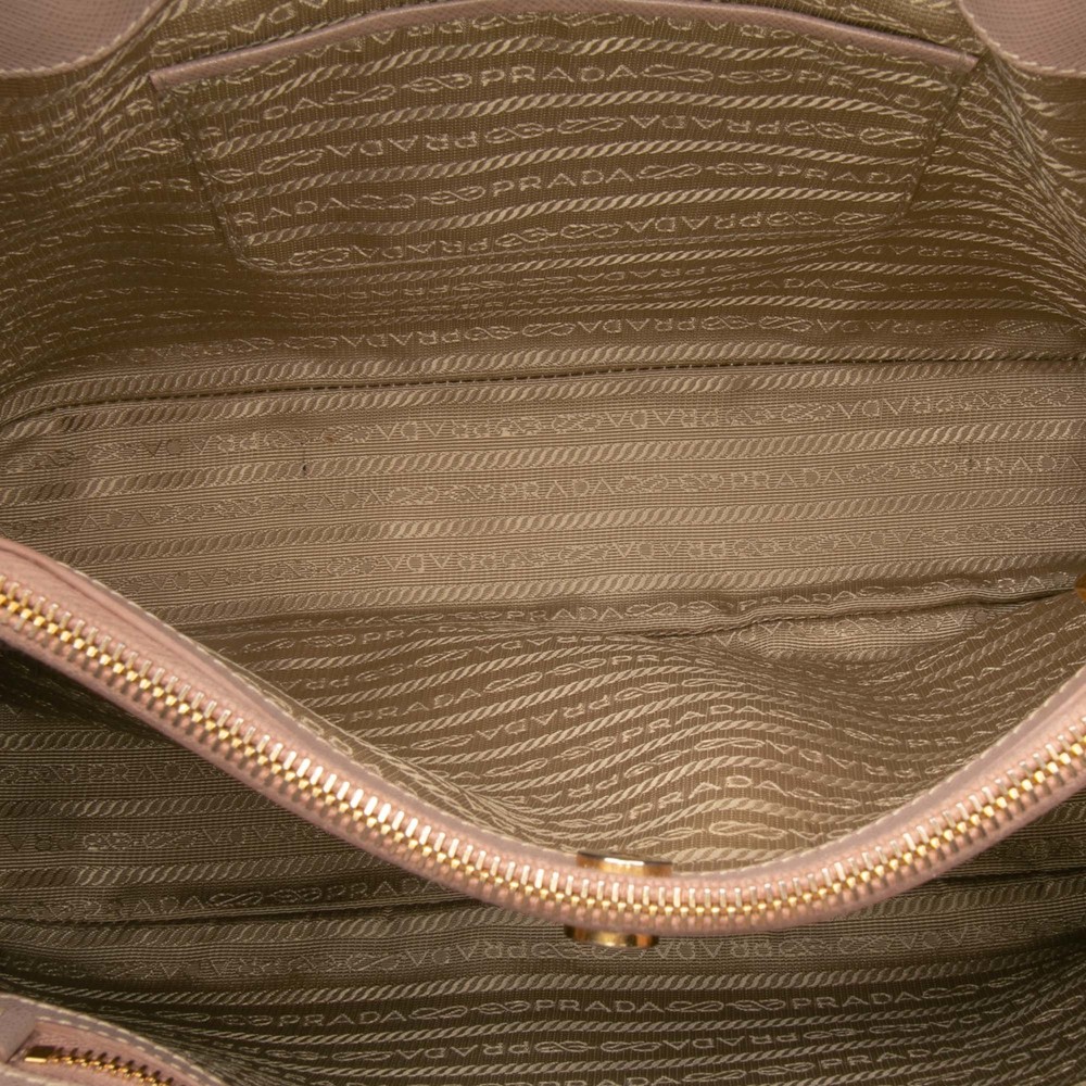 Pre-Loved Prada Small Saffiano Lux Galleria Satchel - Picture 5 of 12